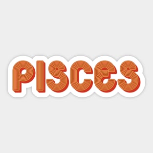 Pisces - Zodiac Sign Sticker